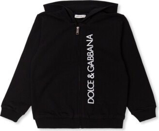 Hoodie With Logo Unisex - Black