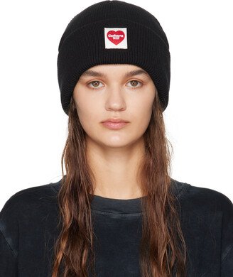 Black Heart Beanie