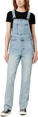 Women’s Hailey Straight-Leg Denim Overalls