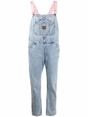 Washington Dee Cee Logo-Patch Organic Cotton Dungarees