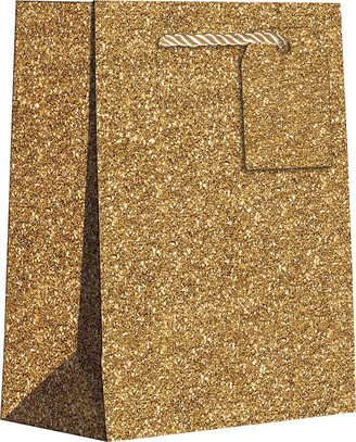 Tote Small Vertical Glitter Gold