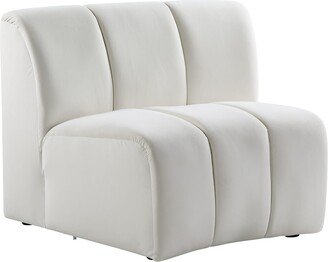 Felicia Modular Chair in Beige Velvet