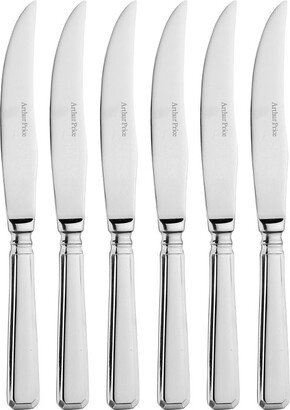 Grecian set of 6 Stainless Steel Steak Knives