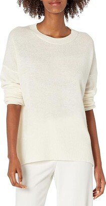 Women's Karenia Cashmere Sweater (Ivory) Women's Sweater