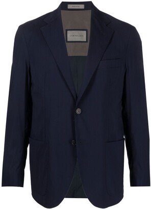 Single-Breasted Blazer Jacket-AF