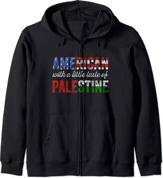 American with a little taste of Palestine Zip Hoodie