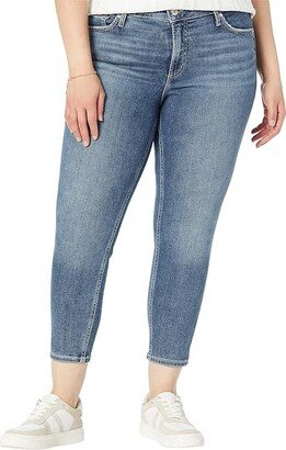 Plus Size Suki Mid-Rise Skinny Crop Jeans W43975EAE388 (Indigo) Women's Jeans