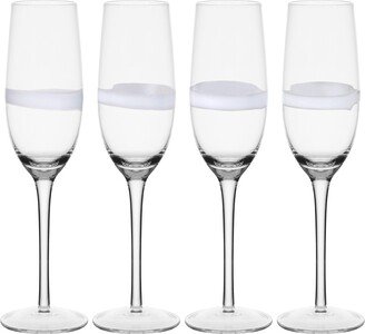 Organic Band 8-oz Flutes 4-Piece Set