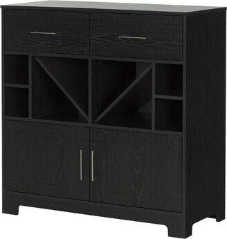 Vietti Bar Cabinet with Bottle Storage and Drawers