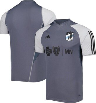 Men's Gray Minnesota United Fc 2023 On-Field Training Jersey