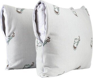 Comfee Comfez Nylon from Bamboo Viscose Zippered Pillow Covers King set of 2