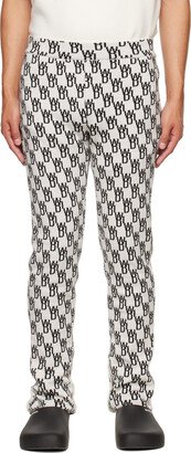 Off-White Jacquard Lounge Pants