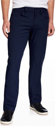 Men's Techno-Stretch Straight-Leg Pants