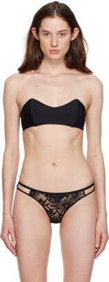 Black Charlotte Bandeau Bra