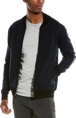 Merino Wool Bomber Jacket-AB