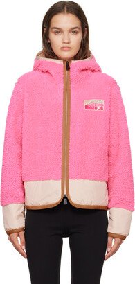 Pink Zip-Up Hoodie-AA