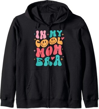 In My Cool Mom Era Tee In My Cool Mom Era Groovy Mothers Day Women Mom Life Zip Hoodie