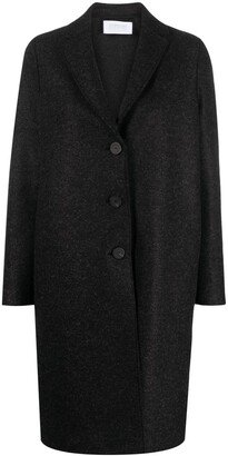 Single-Breasted Wool Coat-AJ