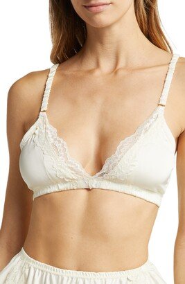 Satin Charmeuse Triangle Bra