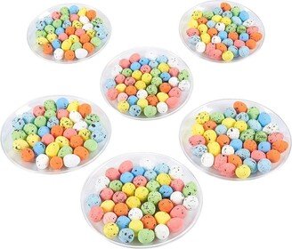 Juvale 216x Small Mini Foam Easter Bunny Eggs Ornaments with Basket for DIY Crafts