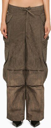 Entire Studios Shaded brown cargo trousers