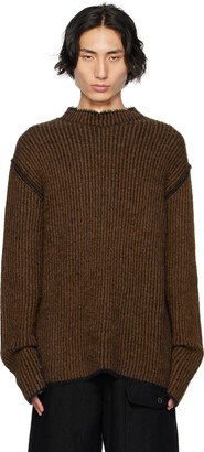 Brown Crewneck Sweater-AA