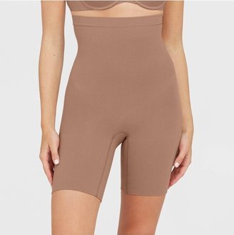 ASSETS by SPANX Women' High-Wait Mid-Thigh Super Control Shaper - Café Au Lait 3