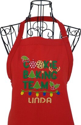 Personalized Cookie Baking Team Embroidered Apron For The Family