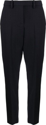 High-Waisted Slim-Fit Trousers-AC