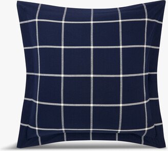 Modern Equest WPane Navy Sham 65x65 A21