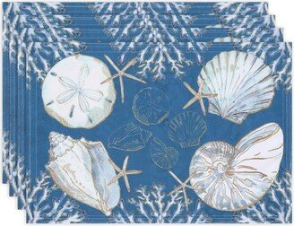 Playa Shells Set of 4 Placemats, 13 x 19