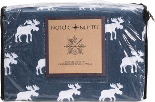 Moose Flannel Sheet Set-AA