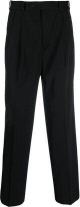 Straight-Leg Wool Tailored Trousers