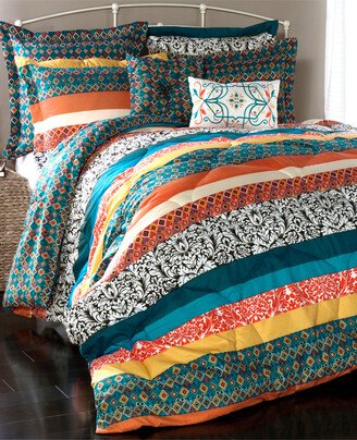 Boho Stripe Comforter Set