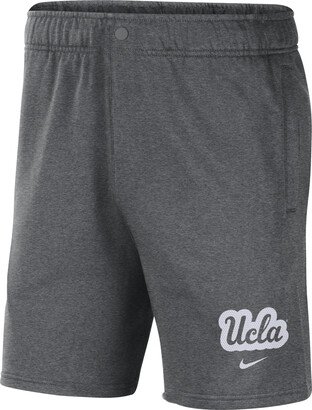 UCLA Men's College Fleece Shorts in Grey