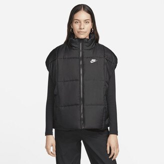 Women's Sportswear Classic Puffer Therma-FIT Loose Vest in Black