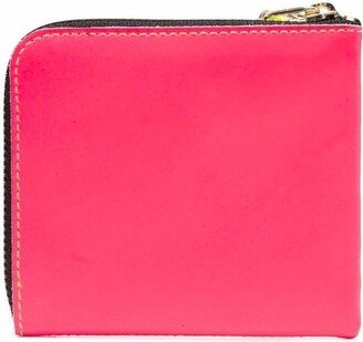 Colour-Block Small Zipped Wallet