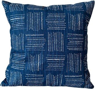 Blue White Pillow Covers Throw Pillows Navy Slub Canvas Modern Couch Toss Bed Euro Sham Sofa Case Various