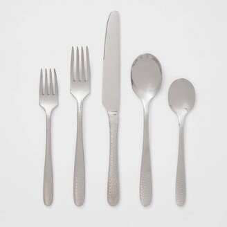 20pc Millinocket Flatware Set Silver