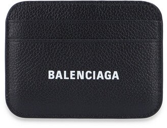 Card Case With Logo - Black-AE