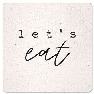 Magnets: Let's Eat Magnet, 3X3, Multicolor