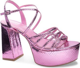 No Prob Platform Sandal