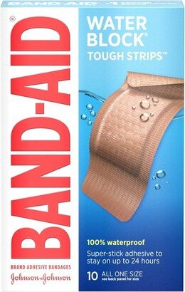 Band-Aid Tough Strip Waterproof - 10ct