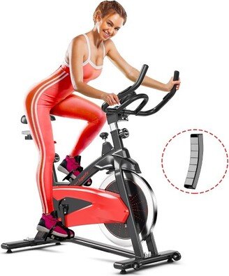 Superfit Magnetic Exercise Bike Fitness Cycling Bike W/35Lbs Flywheel Home Gym