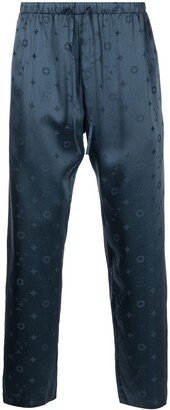 Jacquard Silk Pyjama Bottoms