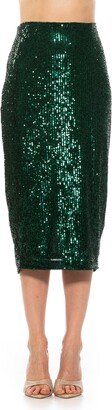 Jayden Sequin Midi Skirt