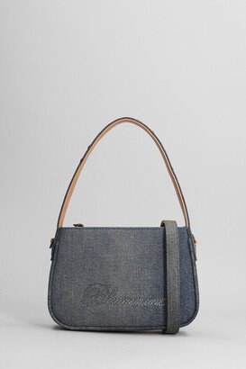 Hand Bag In Orange Denim