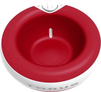 Torus Pet Torus Maxi 2-Liter Automatic Dispenser Cordless Water Bowl for Dogs and Cats - Red
