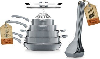 17Pc Non-Stick Cookware Set-AG