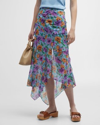 Eleonora Floral Midi Skirt